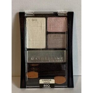 Maybelline Luminous Lights Eyeshadow Quad Lavender Lights New Shimmer 85Q Rare